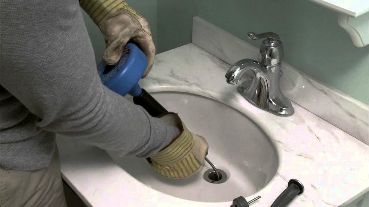 Lavabo tıkanıklık açma